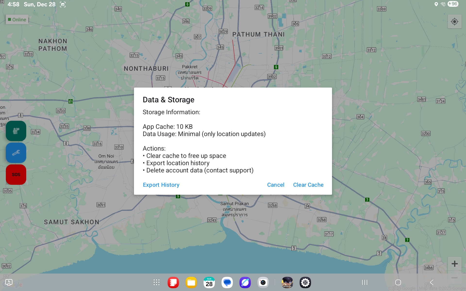 Emergency SOS feature